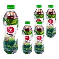 oishi 泰國綠茶, 5個, 500ml, 1個裝
