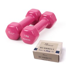 에코리즈 미용 아령 2p, 1.5kg, 1세트