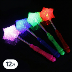 MAME LED 星星應援螢光棒, 隨機出貨, 12個