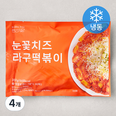 랜선식당 눈꽃치즈 라구떡볶이 (냉동), 350g, 4개
