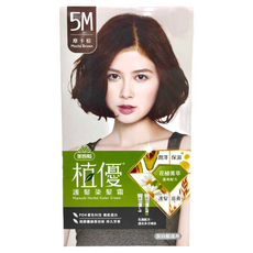 美吾髮植優 護髮染髮霜, 5M摩卡棕, 1盒