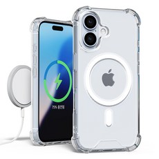 누아트 맥세이프 호환 마그네틱 에어프레임 젤하드 휴대폰 케이스