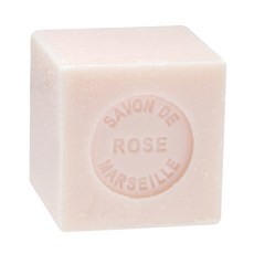 Theophile Berthon 方塊馬賽皂 玫瑰香 迷你版 72%植物油配方 添加乳油木果, 100g, 1個