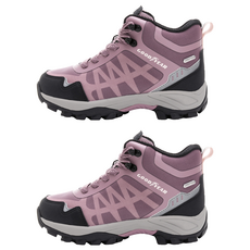 GOODYEAR 固特異 動態防水戶外鞋, 防水測試10000次, 245, 紫色, 1雙