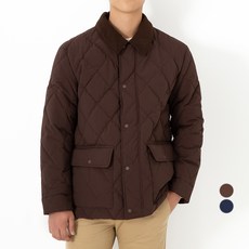 CITIFY 男款保暖菱格紋夾克