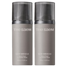 더샘 젬 미라클 블랙 펄 오투 버블 마스크, 1개입, 2개