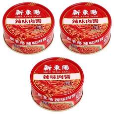 新東陽 辣味肉醬, 147g, 3罐