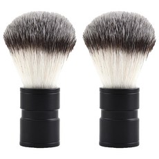 Man Toolkitz 刮鬍刀 刷具 刮鬍刷 黑色, 1入, 2個