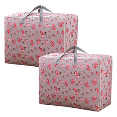 多用途棉被收納袋 XL, 2個, 玫瑰