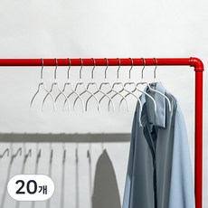 MAWA 防滑Silhouette Light 36FT 衣架, 白色, 20個