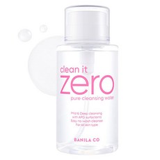 BANILA CO 芭妮蘭 Clean It Zero零感肌溫和純淨卸妝水, 310ml, 1瓶