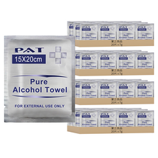 酒精片 15 x 20cm 7g, 20片, 4包