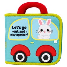 PLAYFUL TOYS 頑玩具 旅行撕撕布書 8面, 混合顏色, 1套
