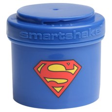 SmartShake 單層儲存盒 特殊鎖扣技術 可連接Revive搖搖杯 附有獨立粉盒蓋, DC 超人, 1個