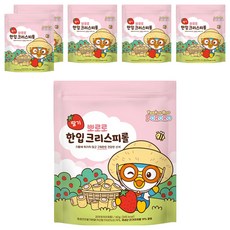 어니스트에프엔비 뽀로로 한입 크리스피롤 딸기, 60g, 6개, 딸기맛