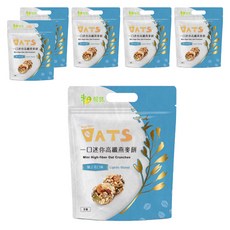 True Life 粗味 一口迷你高纖燕麥餅鹽之花口味 180g, 6袋