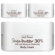 [메디플라워] 쉐어버터 30% 바디크림, 150g, 3개