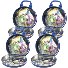 ROBOCAR POLI 維他命D錠片 安寶鐵盒裝 水蜜桃口味, 18顆, 4盒