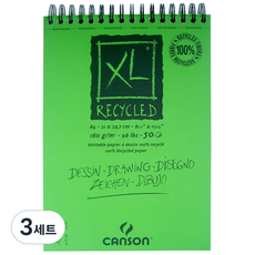 캔손 XL 리싸이클드 패드 160g, A4, 50매, 3세트