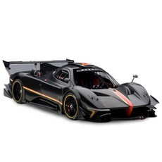 AUTOart 複製品 Paganizonda Revolution 碳素模型車 AA782721BK, 黑色的