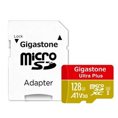GIGASTONE 立達 MicroSDXC 記憶卡, 128GB, 讀取速度高達95MB/s, A1等級, UHS-I U3, 4K Ultra HD, 1個