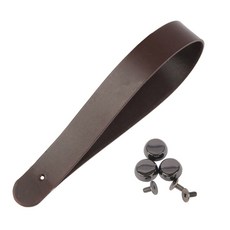 브랜드얀 모던가방스트랩+흑니켈장식 원기둥, 다크브라운, 1개