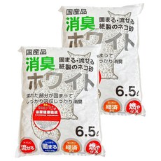 FUJIURA 藤浦 環保紙砂 泌尿健康檢視, 無香, 6.5L, 2包