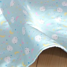 hwamo baby 高級款莫代爾幼兒防水墊, 月亮&小雞款