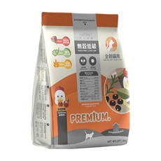 nu4PET 陪心寵糧 全齡貓無穀低碳貓糧，泌尿道保健，爆毛配方，鮮雞野莓，2kg, 1袋