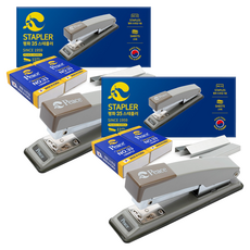 和平韓國訂書機 35 + 筆芯 33 針 2p 集, 灰色, 2套