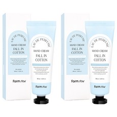 팜스테이 오드 퍼퓸 핸드크림 폴 인 코튼, 100ml, 2개