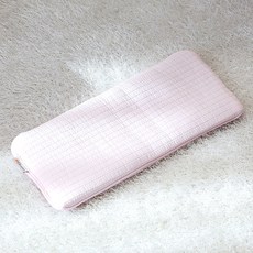 hwamo baby 3層紗布柔軟枕頭, 粉色