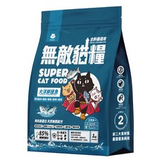 ParkCat 貓樂園 全齡貓 無穀天然高蛋白無敵貓糧, 1kg, 1袋, 大洋鮮極魚