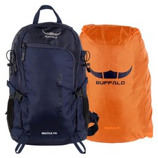 韓國 BUFFALO Beetle 25L背包 附防雨罩, 海軍藍
