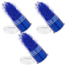 러비쉬 프리미엄 네일 글리터 10g, LVS-018 스피넬블루, 3개