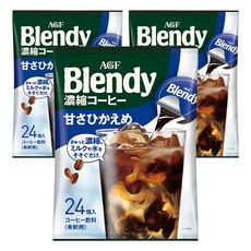블렌디 포션 커피 라이트 슈거, 18g, 24개입, 3개