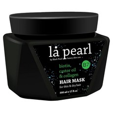 Sea of Spa La Pearl 黑珍珠生物素膠原蛋白髮膜 適用於細軟和乾燥髮質, 500ml, 1罐