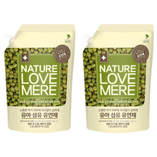 NATURE LOVE MERE 嬰兒衣物柔軟精補充包, 1.3L, 2包