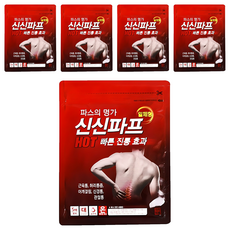 신신제약 신신파프 핫 파스, 5개입, 5개