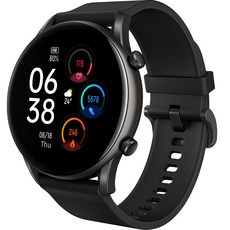 헤이로 RT2 스마트워치 + USB 충전 케이블, 블랙, 33.5mm