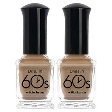 위드샨 60초 매니큐어, M39헤이즐넛라떼, 9ml, 2개