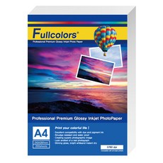 Fullcolors 全彩 噴墨亮面相片紙, A4, 200張