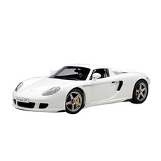 Auto Art複製品保時捷Carrera GT模型汽車 AA780451WH, 白色的