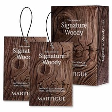 Martig 香水擴香袋汽車空氣清新劑 20 克, Signature Woody, 1組