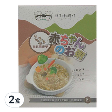Happy Family 親子御膳坊 魚乾燕麥寶寶粥 2包, 300g, 2盒