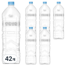 동원샘물 무라벨 생수, 42개, 2L