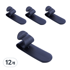 室內裝飾雨傘架, 12個, 黑色