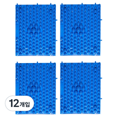 Living Duo 組裝式腳壓墊, 12入, 藍色