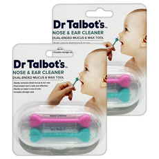 Nuby Dr Talbot's 嬰幼兒耳鼻清潔棒 柔軟棉頭 保護耳鼻, 2支, 2盒