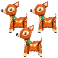 4D立體氣球 紅果小鹿, 3個